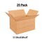 25 Pack Lightweight 32 ECT Multi Depth Corrugated Shipping Boxes 11 1⁄4 x 8 3⁄4 x 6 Inch